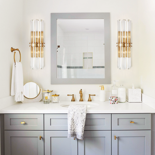 Lamer Lighting Aura Grandeur Tall Sconce - luxurious American master suite