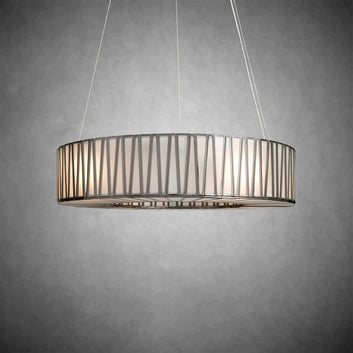 Jeunet Glass Round Chandelier 24" 36'' 42" 60''D