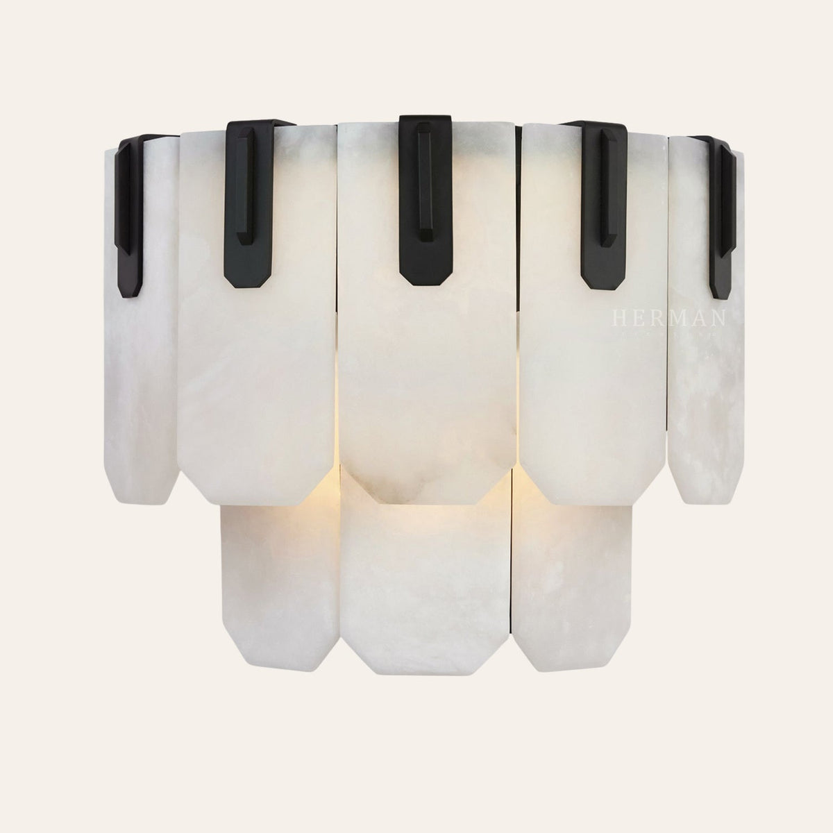 Nadia Alabaster LED Sconce