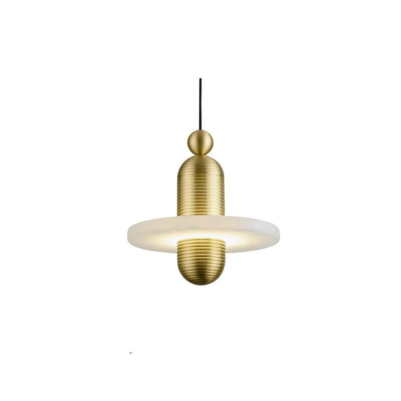 Lamer Lighting Alabaster Luminous Sphere Pendant Light - Background Shot