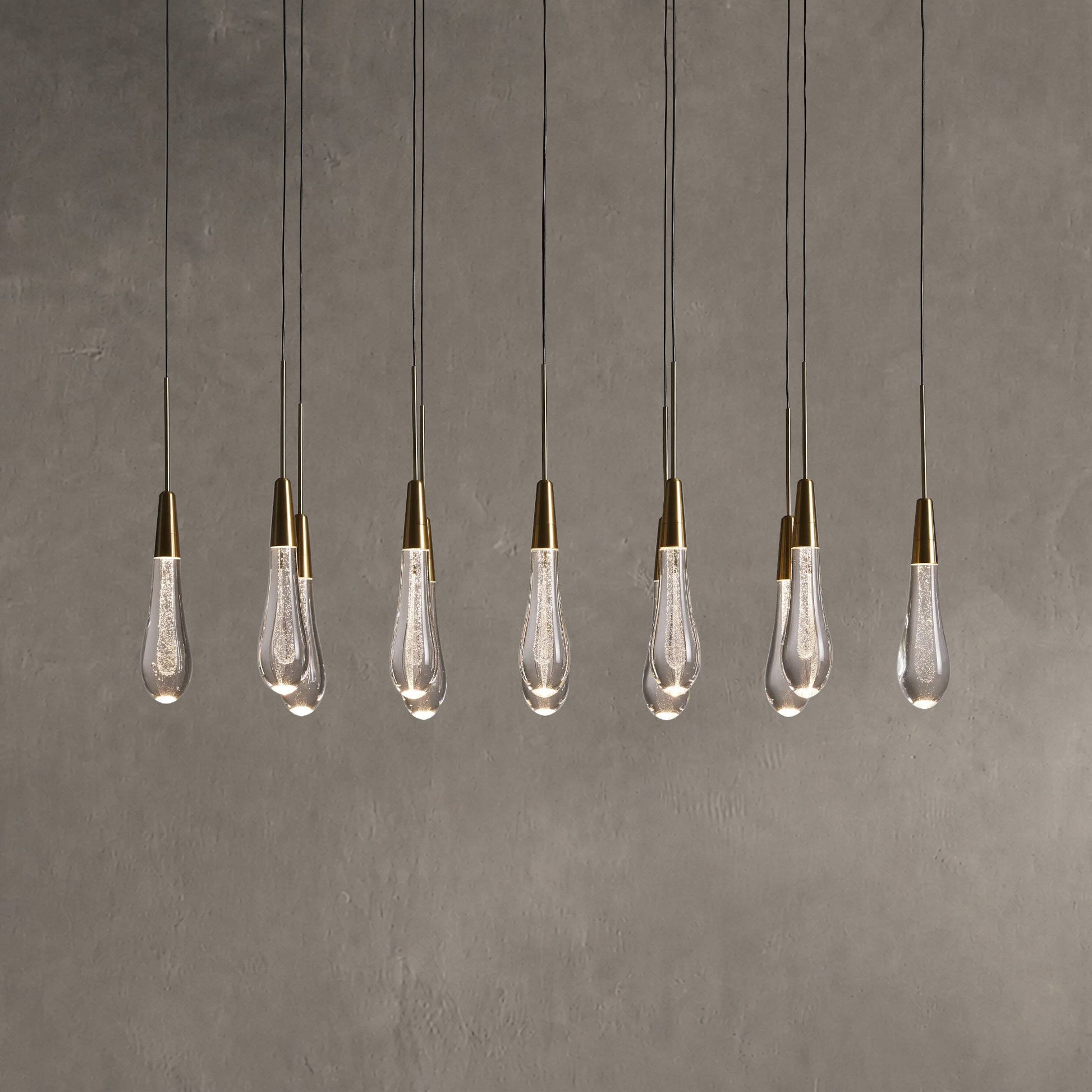 Soltaire Linear Chandelier 37" 50" 60" 70" 87" 120" | Lamer Lighting (1)