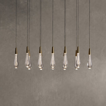 Soltaire Linear Chandelier 37" 50" 60" 70" 87" 120" | Lamer Lighting (1)