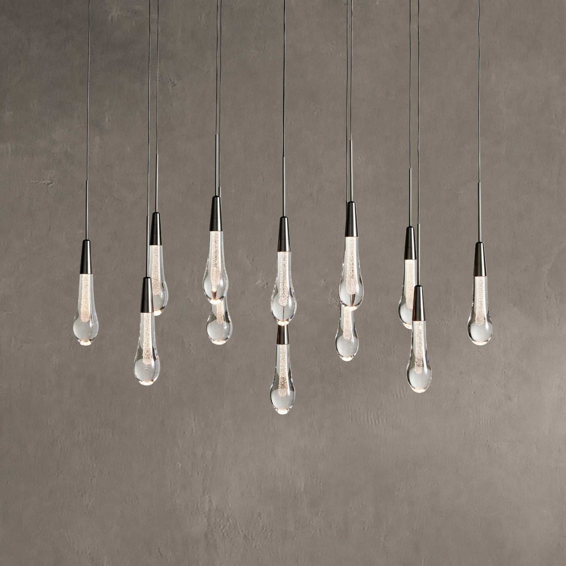 Soltaire Linear Chandelier 37" 50" 60" 70" 87" 120" | Lamer Lighting (2)
