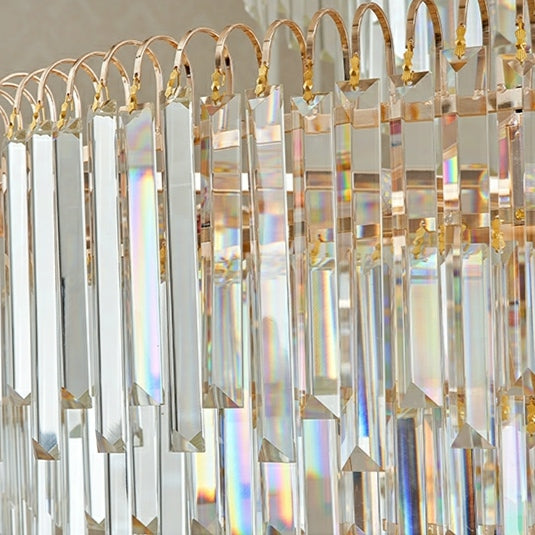 Lamer Lighting Grand Radiance Round K9 Crystal Chandelier - Background Shot