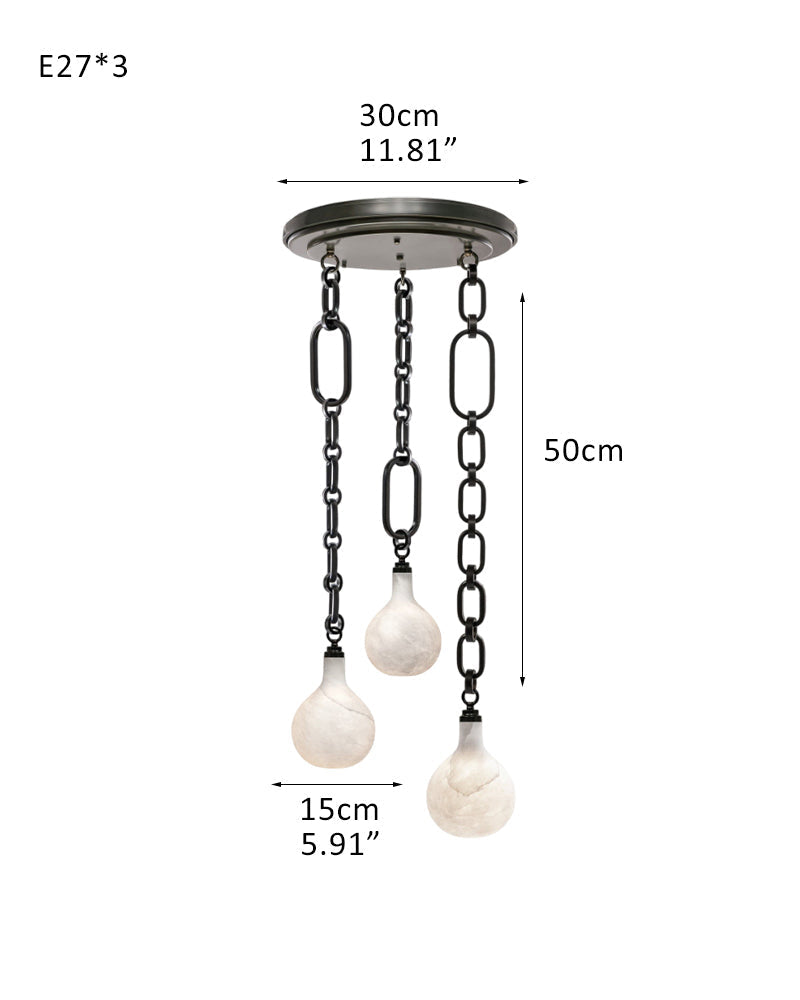 Vintage style Cluster White Mini Insignia Globe Pendant Light 6" for kitchen Island