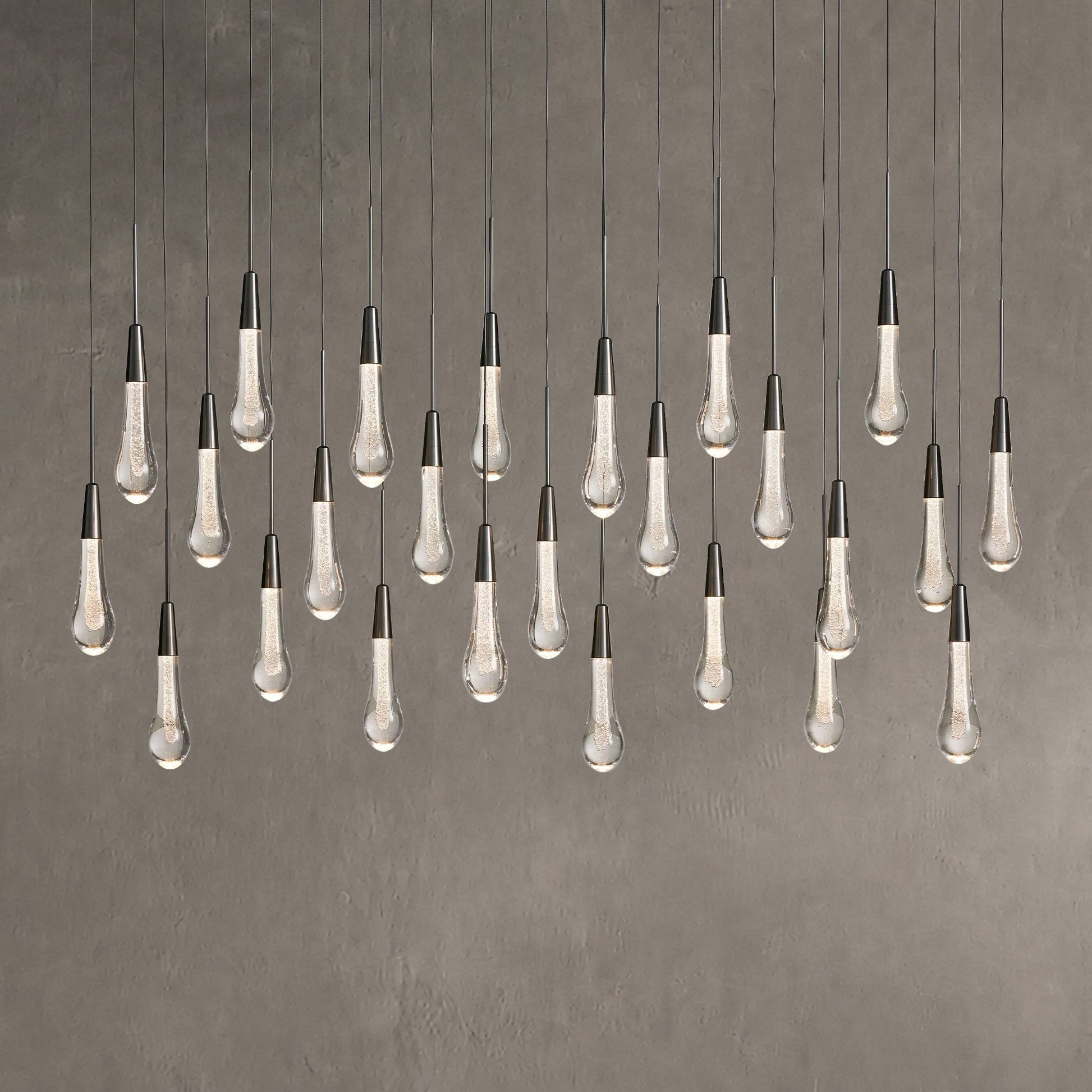 Soltaire Linear Chandelier 37" 50" 60" 70" 87" 120" | Lamer Lighting (8)
