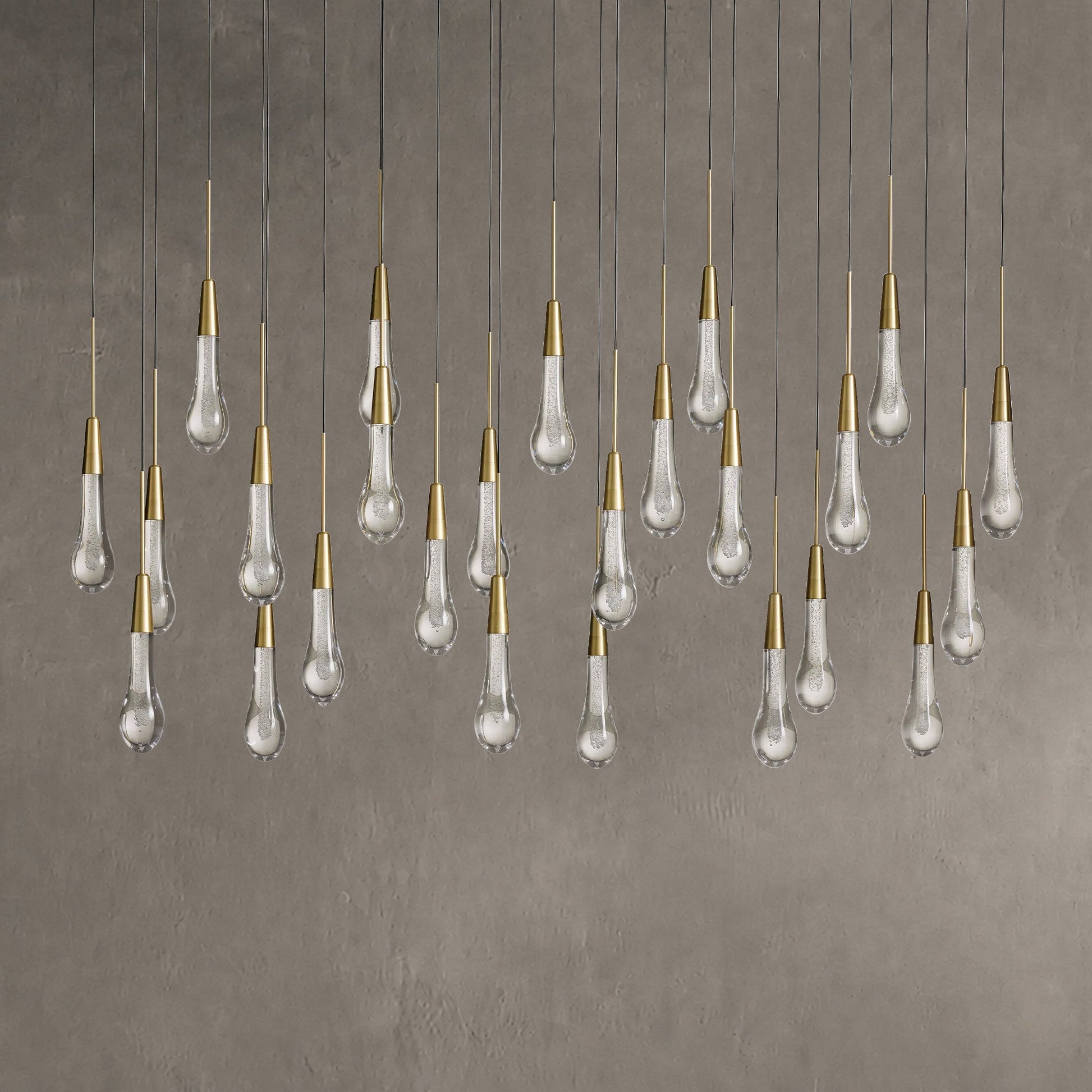 Soltaire Linear Chandelier 37" 50" 60" 70" 87" 120" | Lamer Lighting (7)