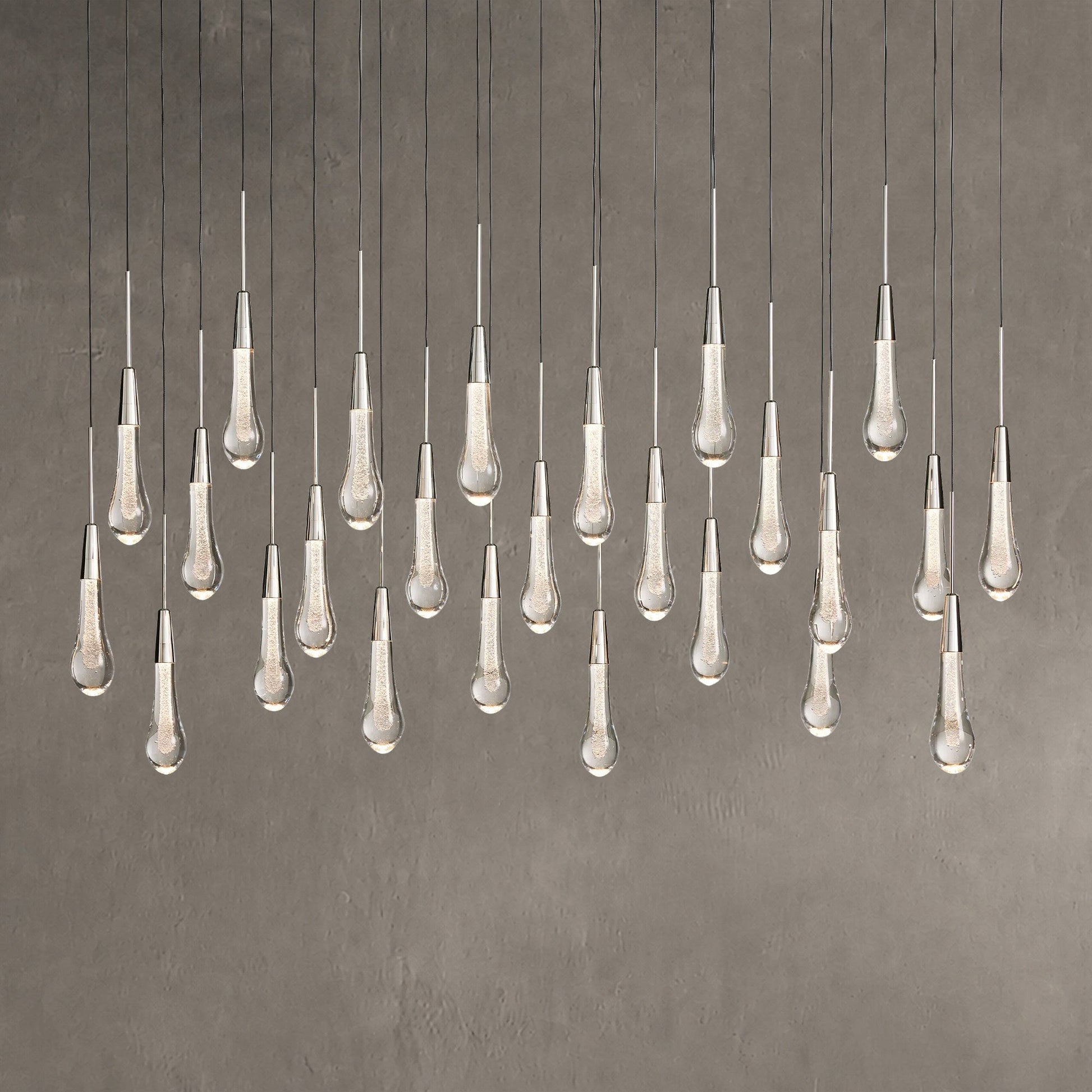 Soltaire Linear Chandelier 37" 50" 60" 70" 87" 120" | Lamer Lighting (9)