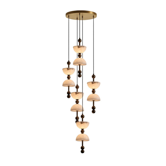 Duo Alabaster Pendant Lamp