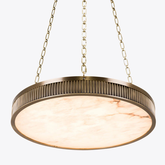 Chaplin Alabaster Plafonnier Chandelier