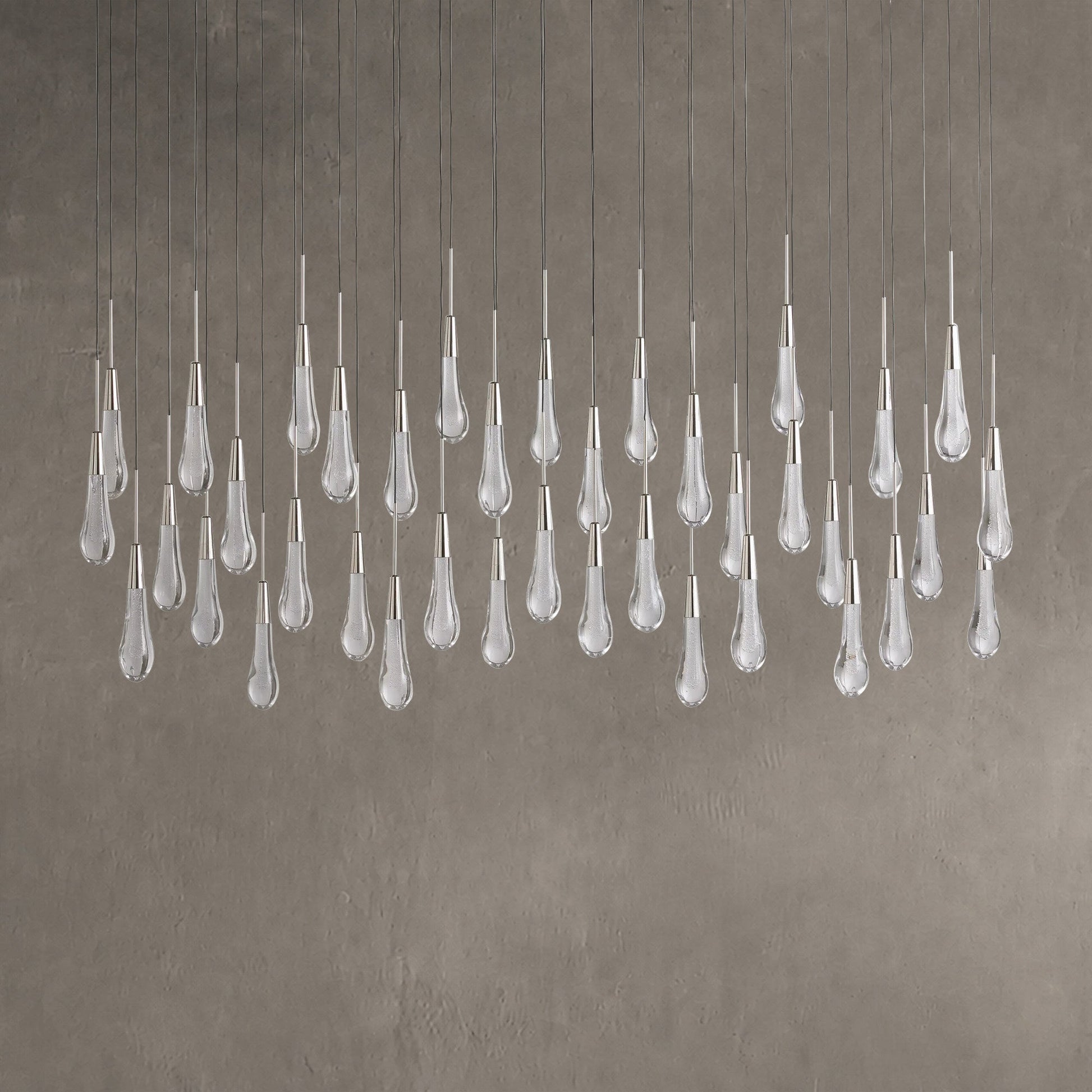 Soltaire Linear Chandelier 37" 50" 60" 70" 87" 120" | Lamer Lighting (15)