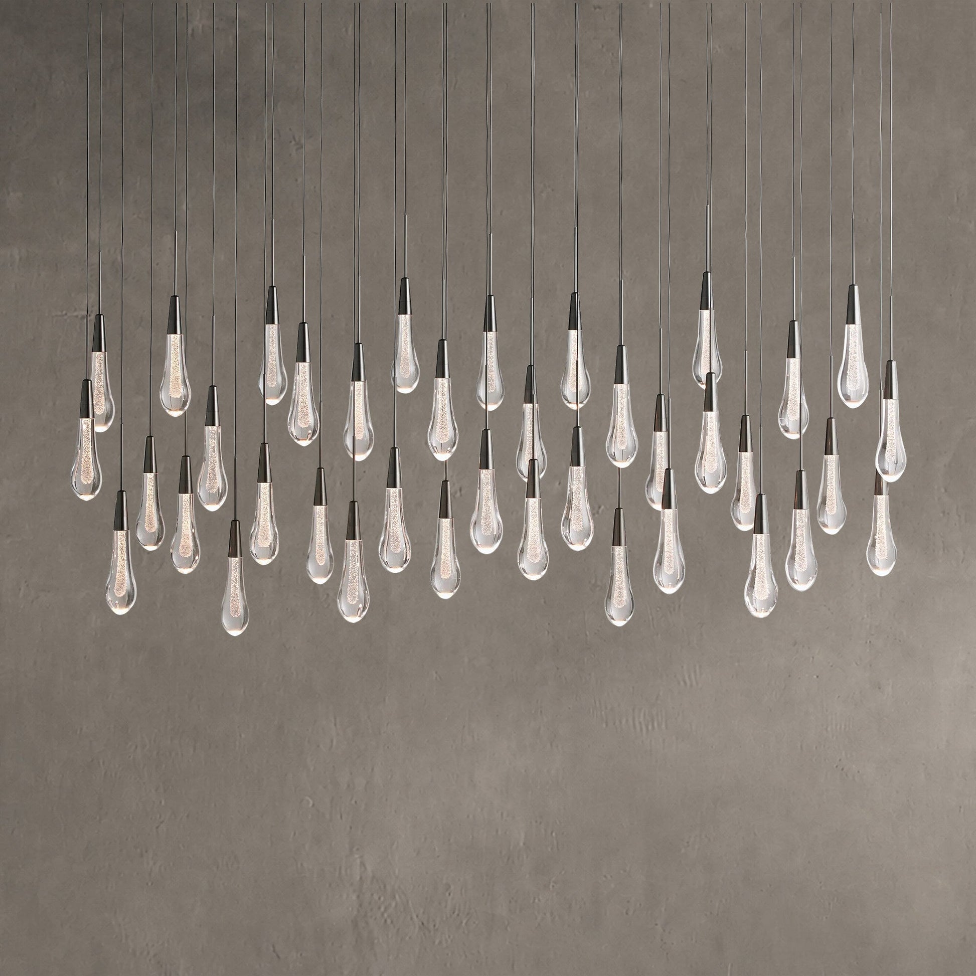 Soltaire Linear Chandelier 37" 50" 60" 70" 87" 120" | Lamer Lighting (13)