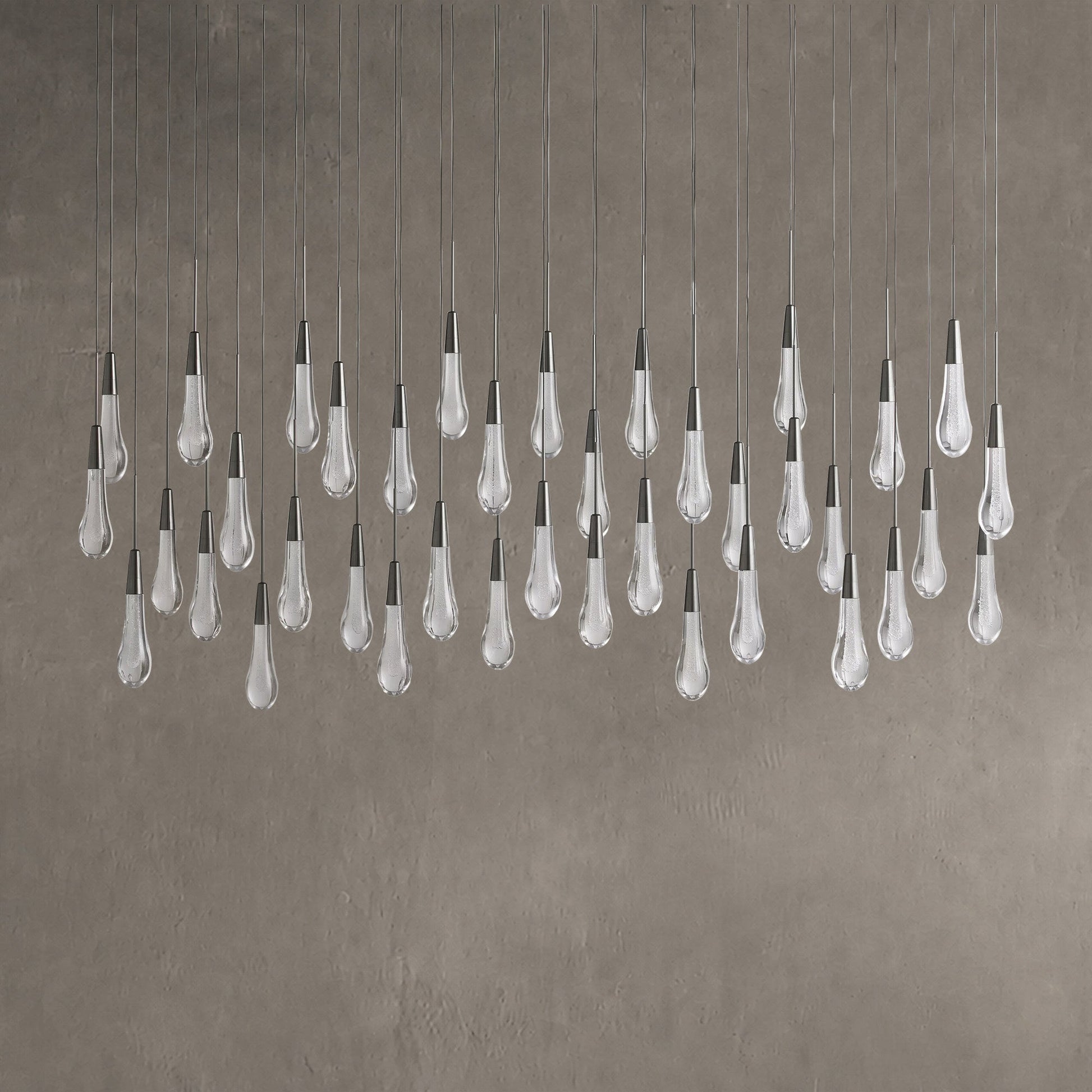 Soltaire Linear Chandelier 37" 50" 60" 70" 87" 120" | Lamer Lighting (16)
