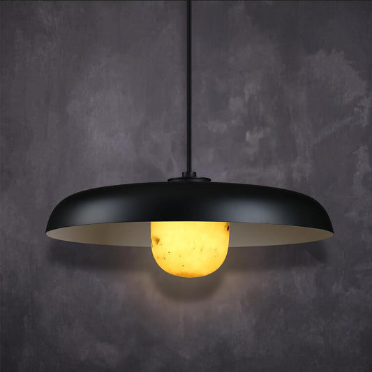 $800+ Purchase Gift | Alabaster Industrial Pendant