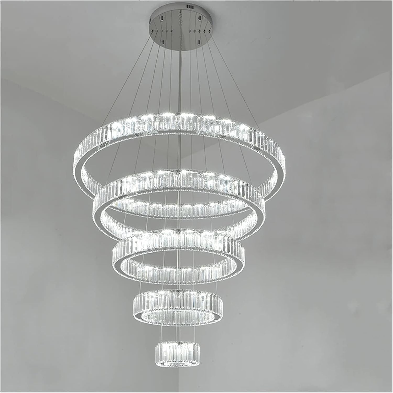 Lamer Lighting Radiant Aura Round LED Chandelier - Background Shot