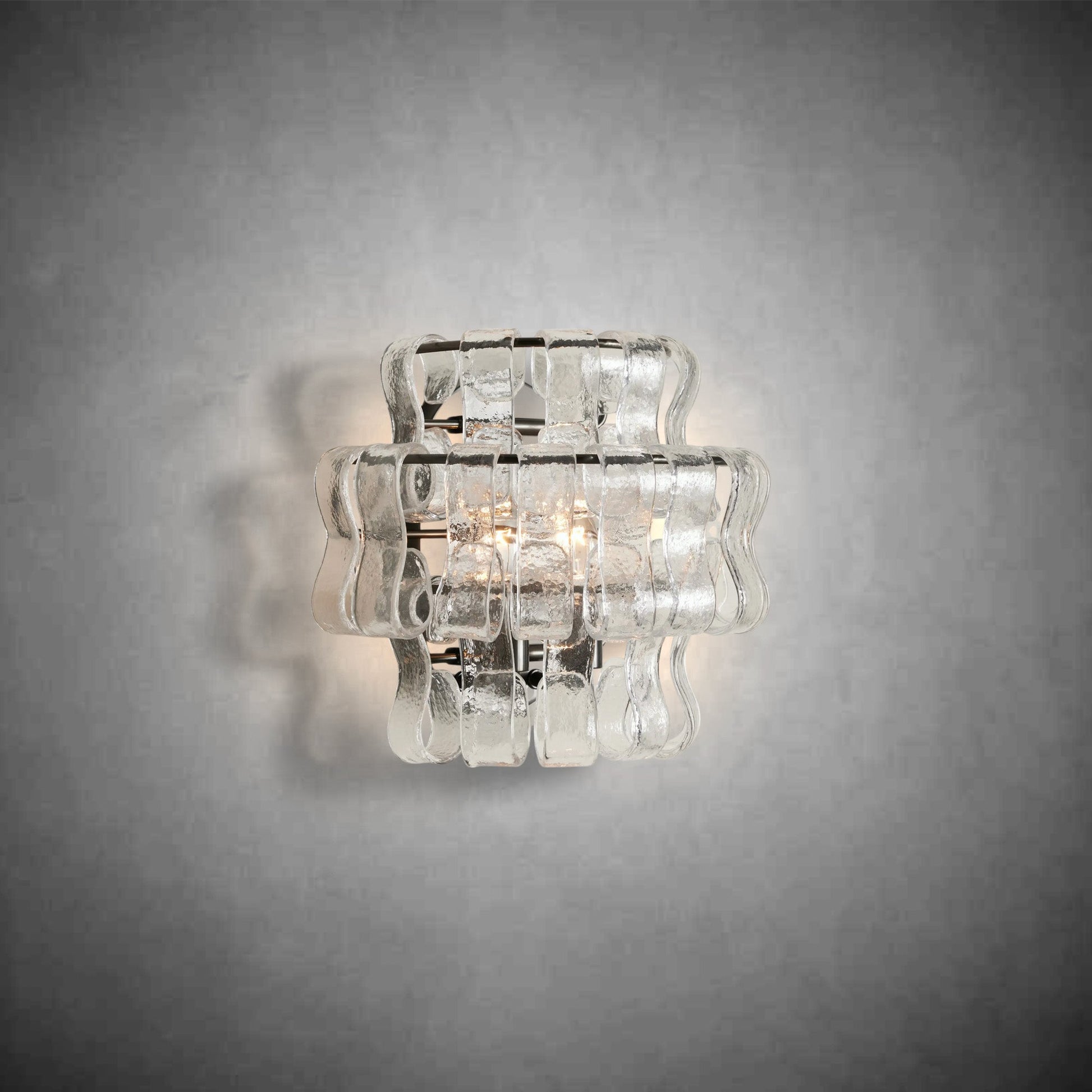 Lamer Lighting Veridian Artisan Glass Sconce - Background Shot