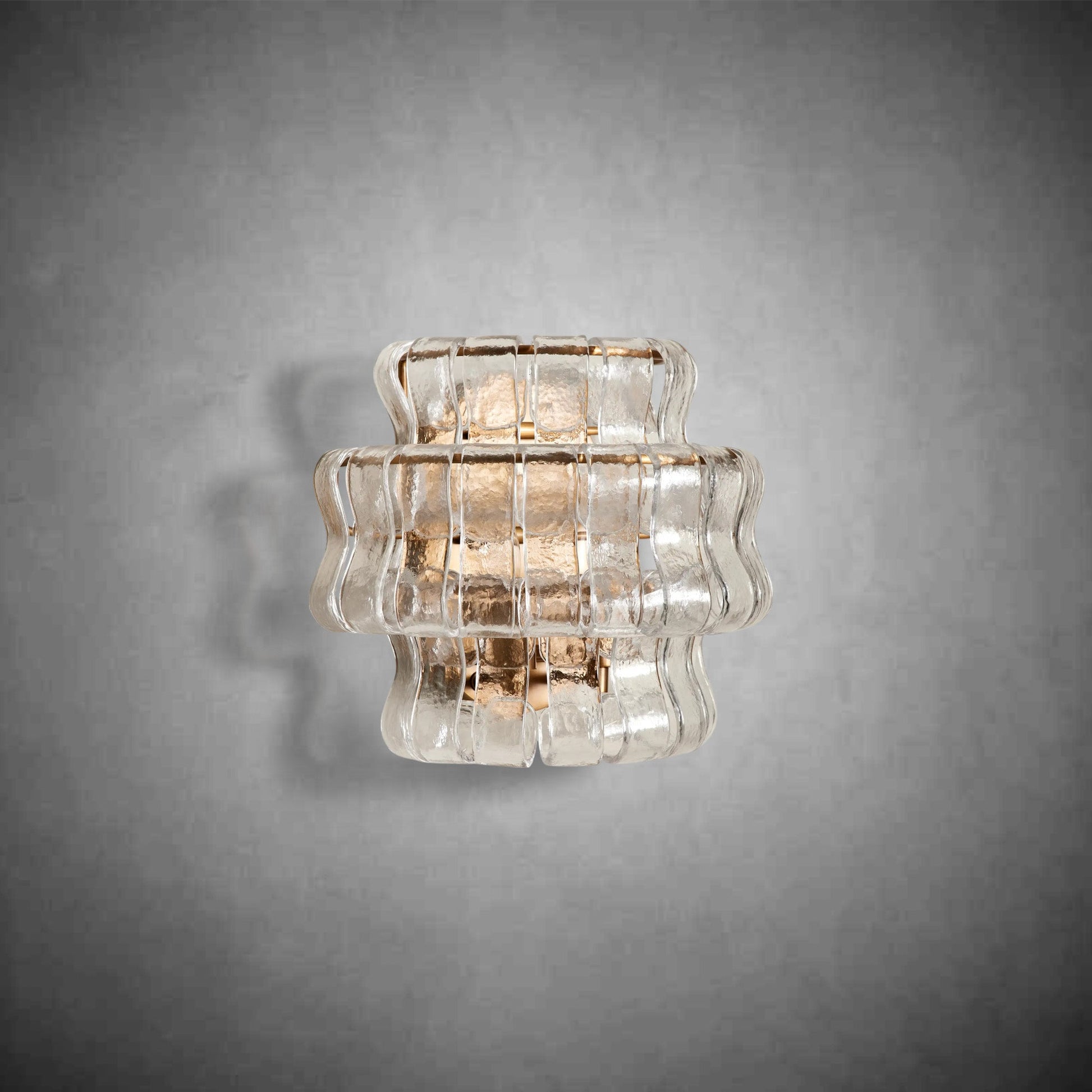 Lamer Lighting Veridian Artisan Glass Sconce - Background Shot