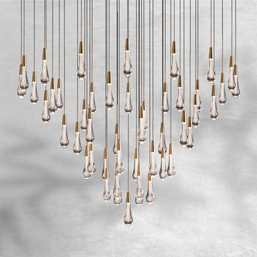 Soltaire Round Chandelier 17" 24" 36“ 48''58“