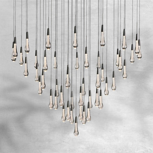 Soltaire Round Chandelier 17" 24" 36“ 48''58“