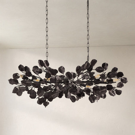 Lunaria Leaf Linear Chandelier