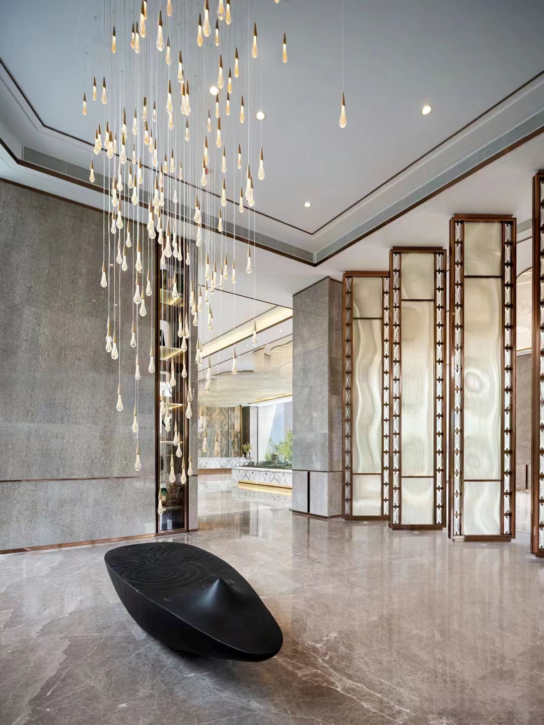 Soltaire Linear Chandelier 37" 50" 60" 70" 87" 120" | Lamer Lighting (43)