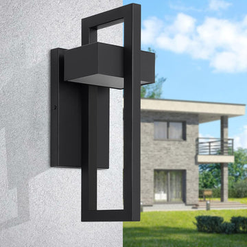 $800+ Purchase Gift | Contemporary Outdoor Wall Sconce 13.6 Inch