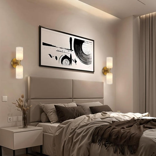 Monty Alabaster Linear Wall Sconce