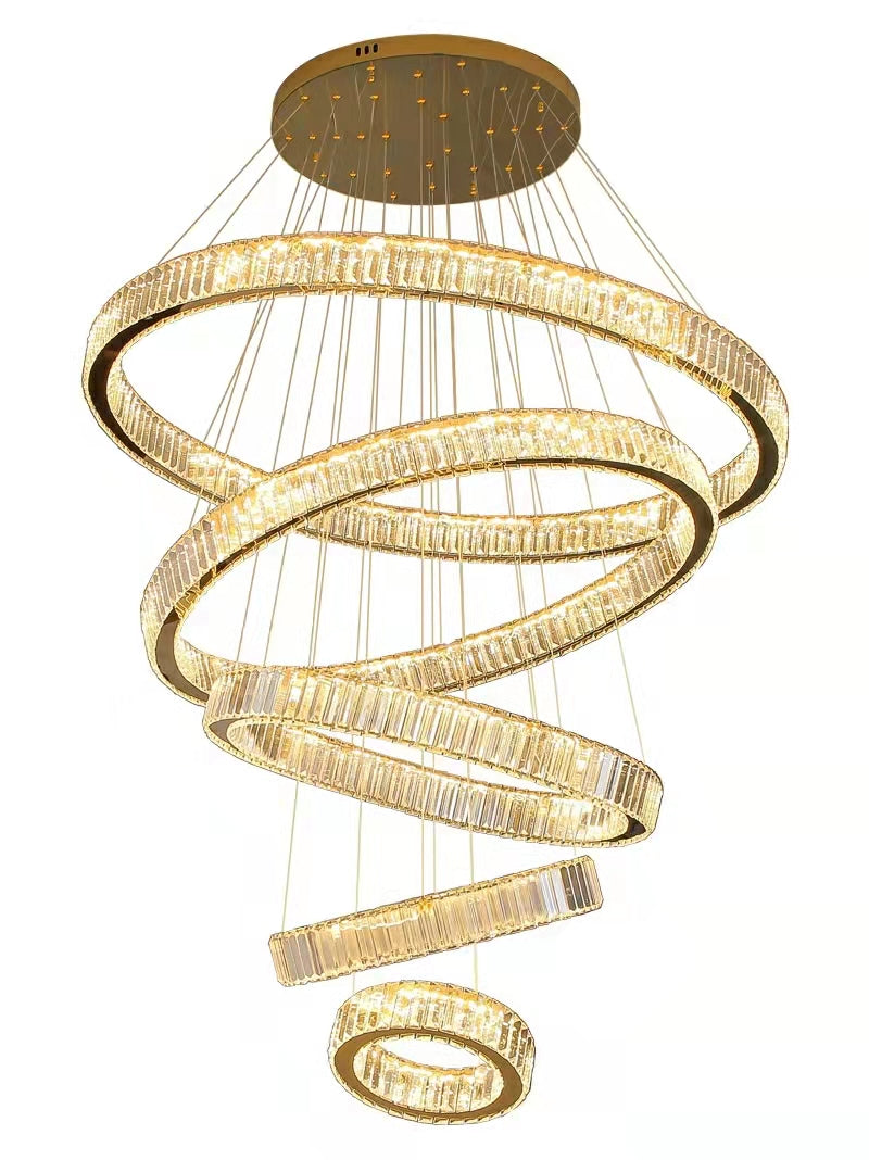 Lamer Lighting Radiant Aura Round LED Chandelier - Background Shot