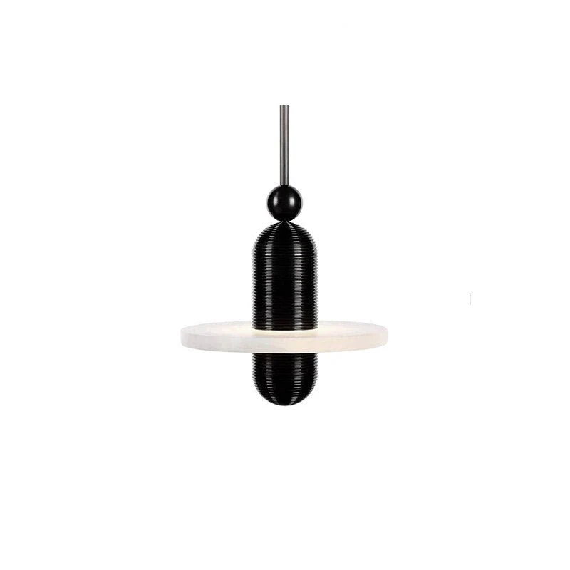 Lamer Lighting Alabaster Luminous Sphere Pendant Light - Background Shot