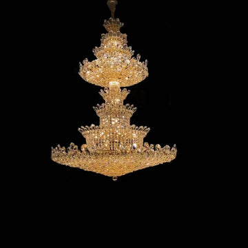Lamer Lighting Opulent Grandeur Empire Crystal Chandelier - Background Shot