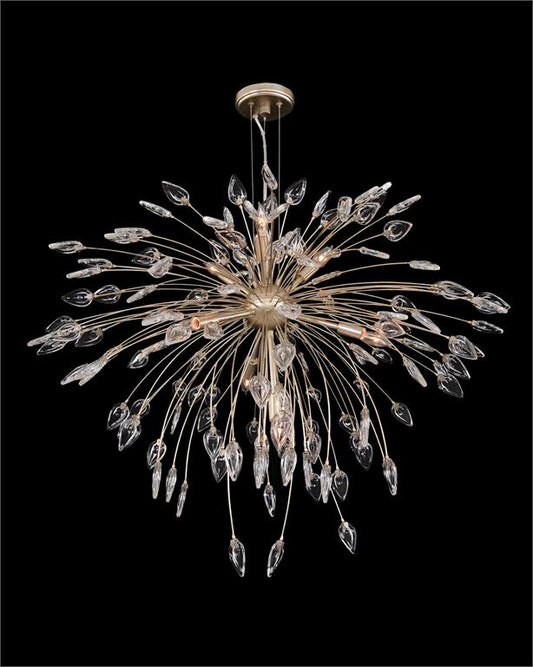 Reveille Crystal Constellation Seven-Light Pendant Chandelier - Merlin Lamps