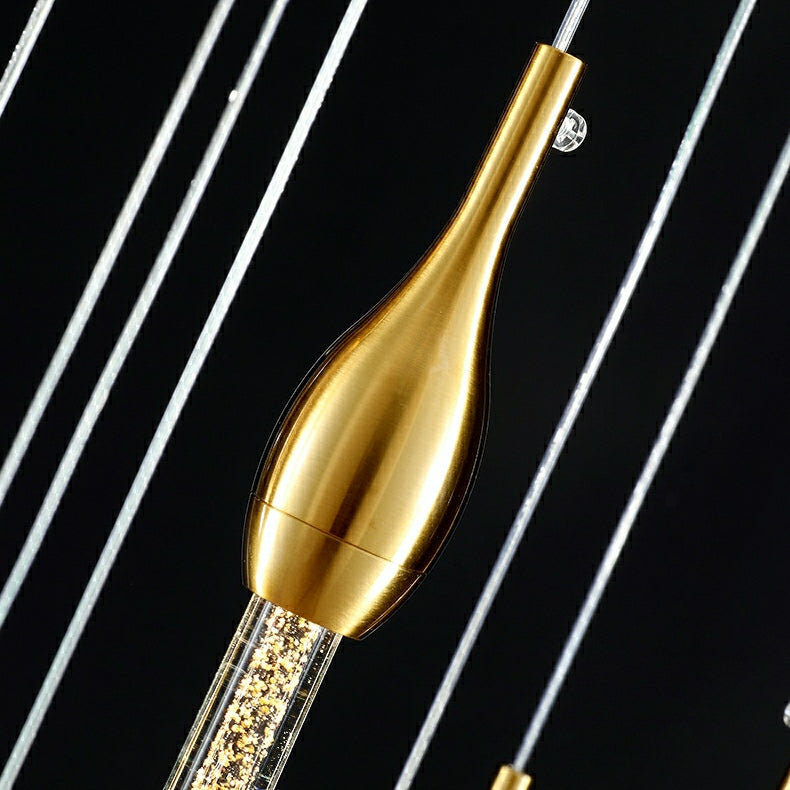 Lamer Lighting Grand Cascade Glass Drop Chandelier - Background Shot