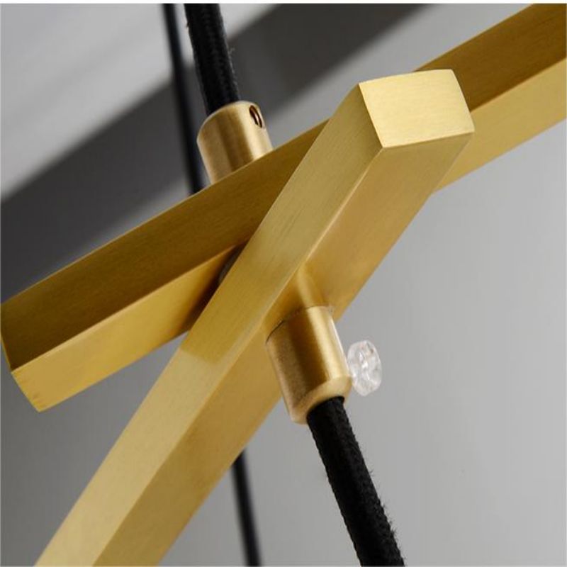 Lamer Lighting Lumina Alabaster Modern Round Chandelier - Background Shot