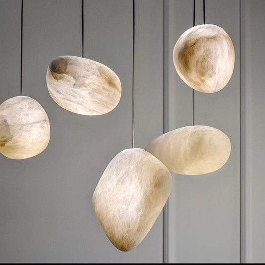 Lamer Lighting Luminous Alabaster 1-Light Pendant - Background Shot