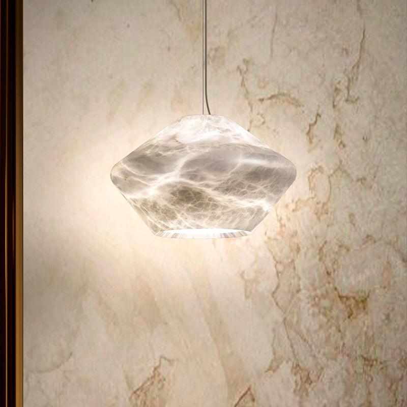 Lamer Lighting Alabaster Orb Pendant - Background Shot