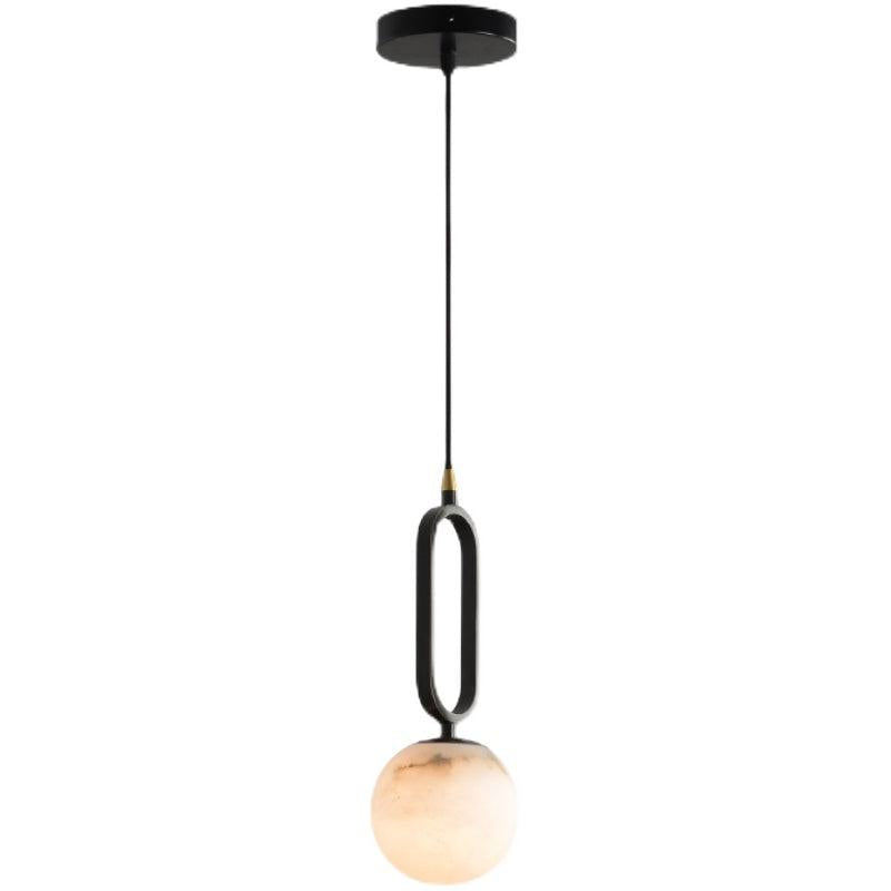 Lamer Lighting Alabaster Teardrop Pendant - Background Shot