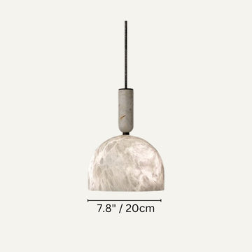 Lamer Lighting Alabaster Orb Modern Pendant Light - Background Shot