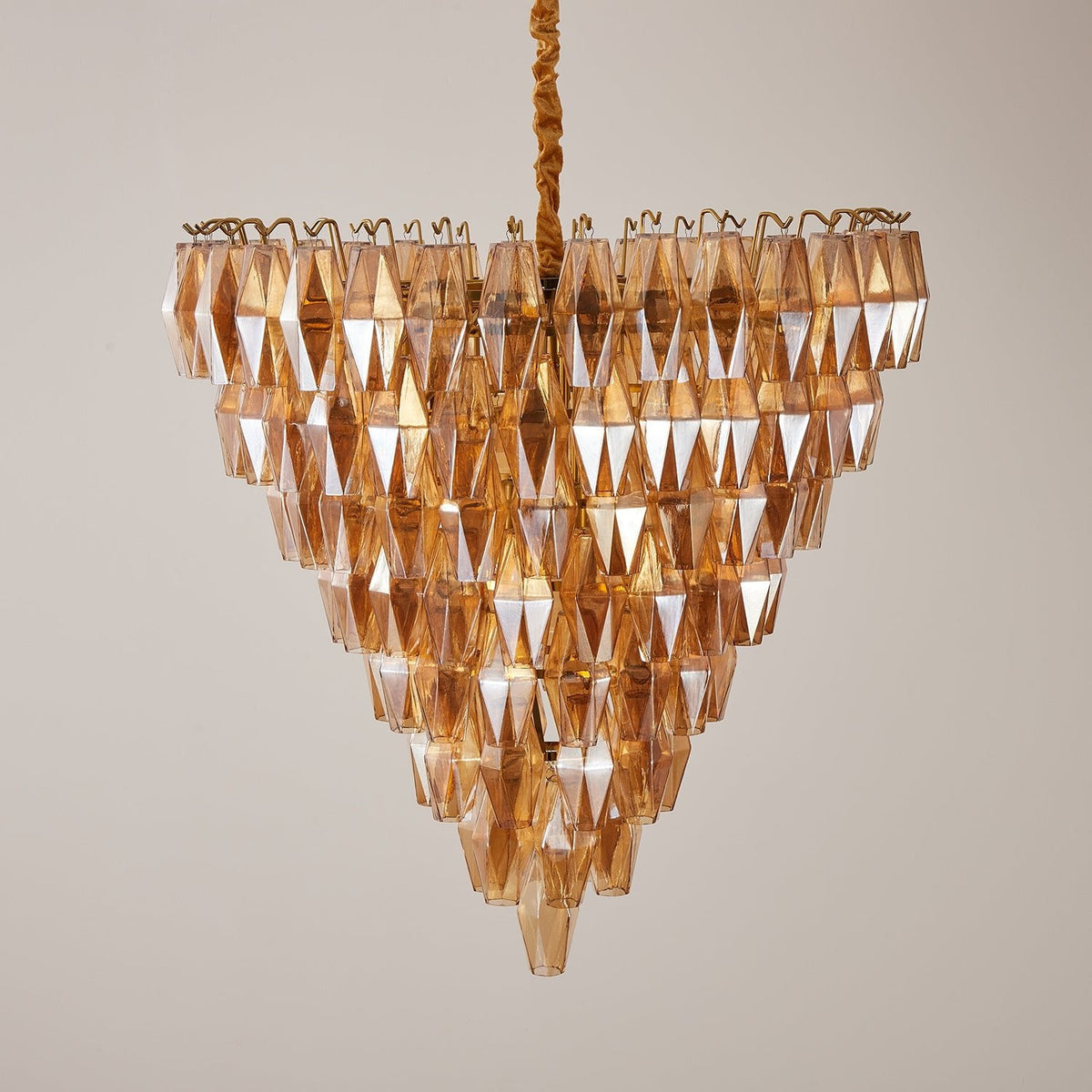 Amber Empire Chandelier - Vakkerlight