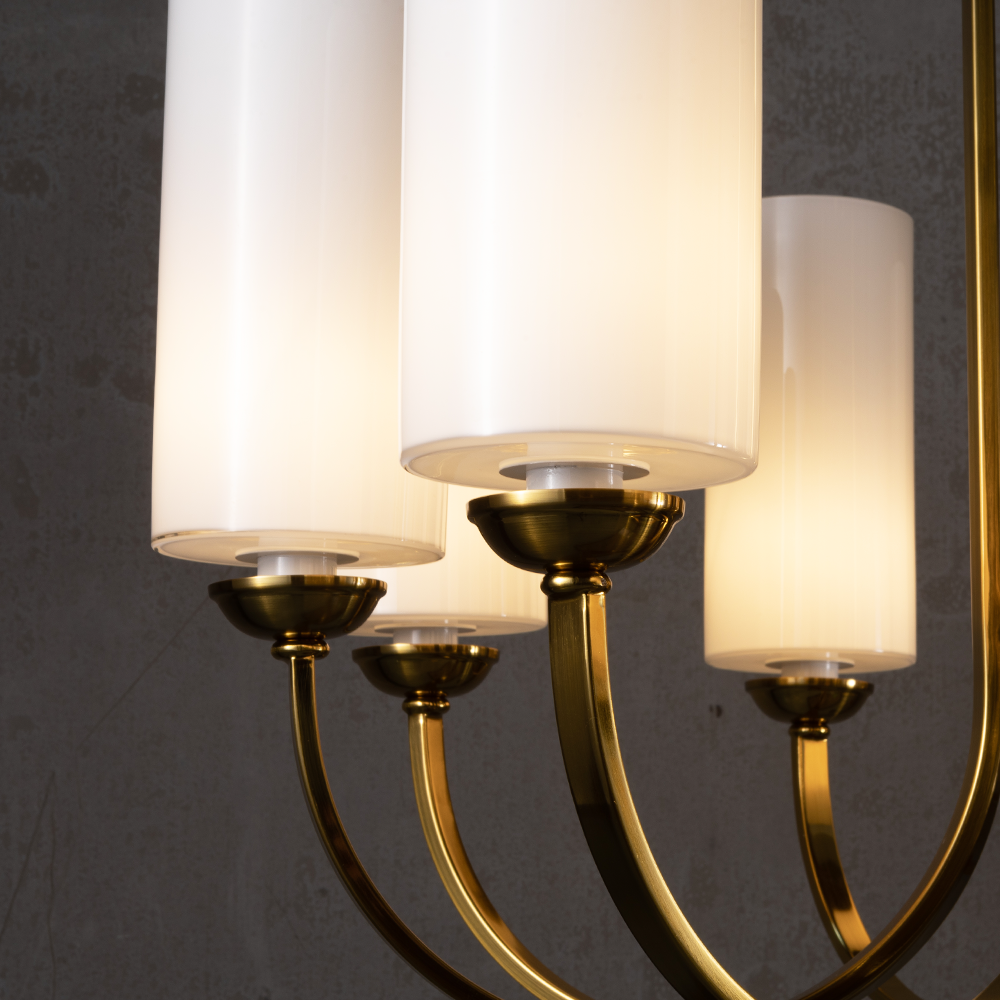 Lamer Lighting Regal Radiance 10-Light Chandelier - Background Shot