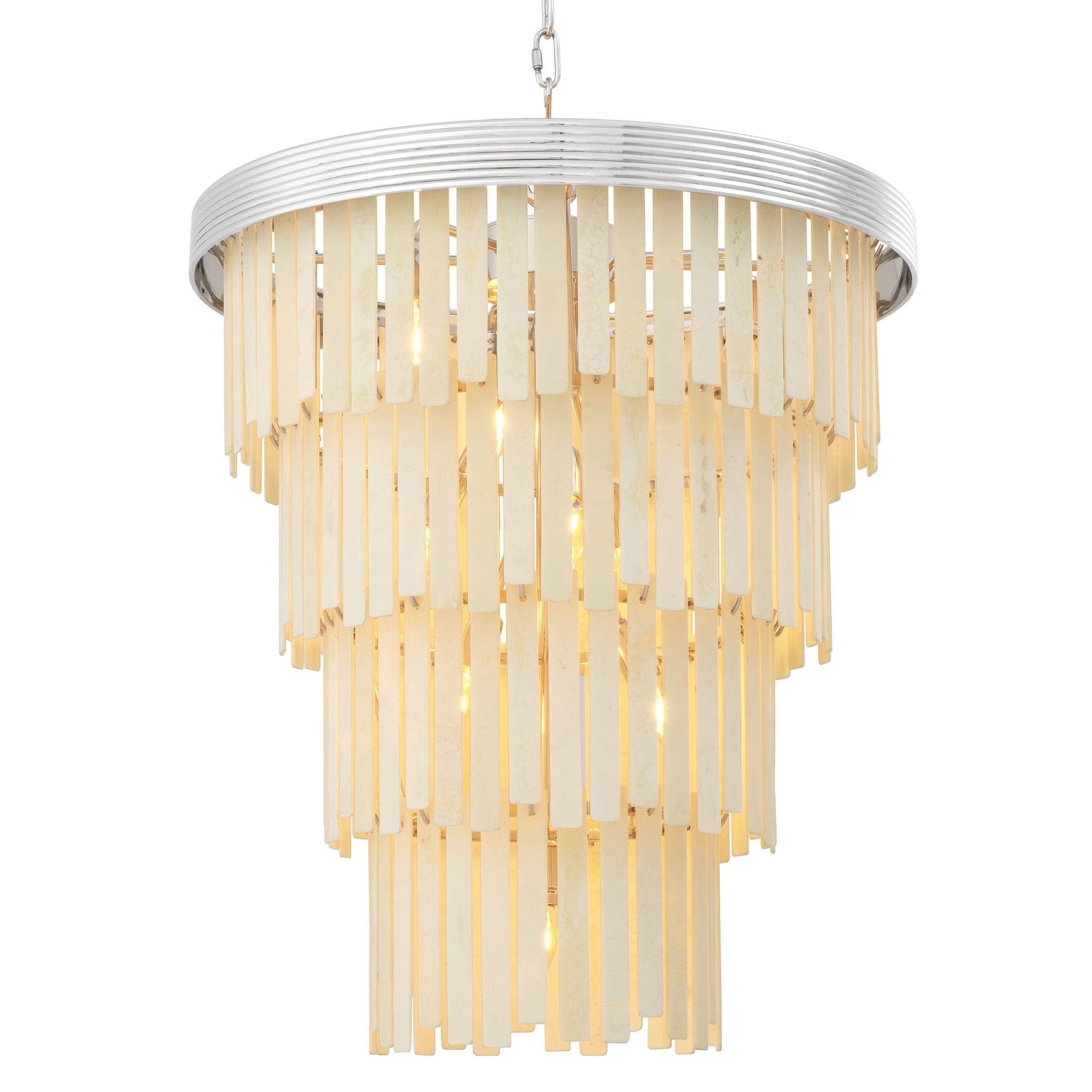 Lamer Lighting Hardy Tiered Faux Bone Chandelier - Background Shot