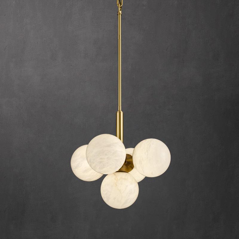 Lamer Lighting Celestial Orb Alabaster Pendant - Background Shot