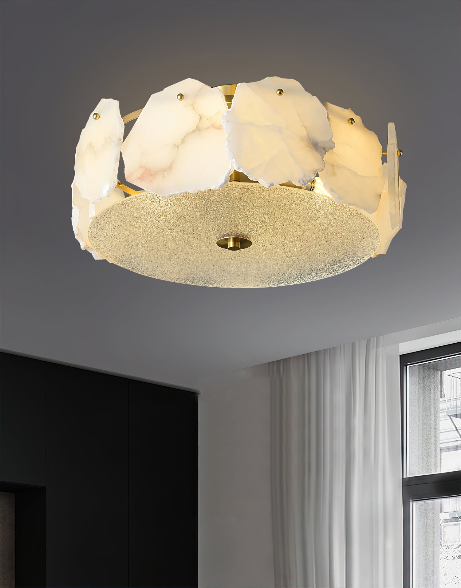 Artze Alabaster Ceiling Light