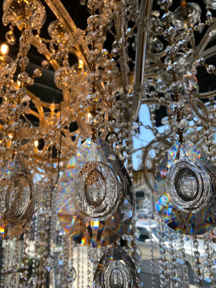 Lamer Lighting Grand Lumina 44-Light Crystal Chandelier - Background Shot