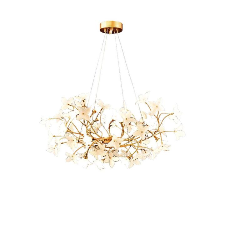 Begonia Living Room Chandelier - lamerlighting