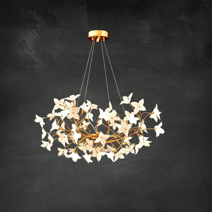 Begonia Living Room Chandelier - lamerlighting