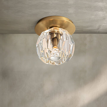 Bouble De Crystal Single Flushmount