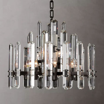 Browning Prism Round Chandelier 24