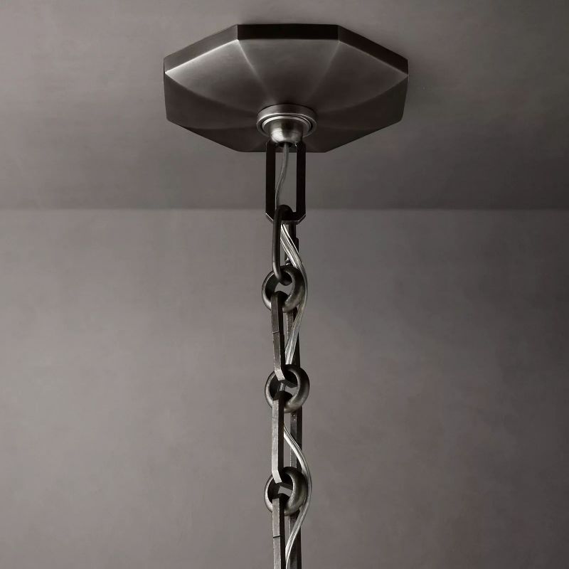 Browning Prism Round Chandelier 36" - lamerlighting