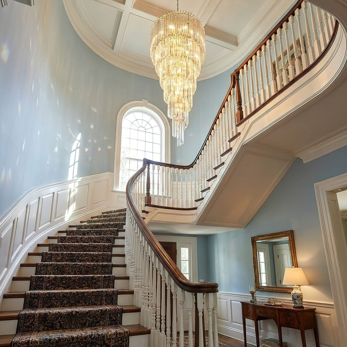 Cascada Spiral Clear Chandelier - Vakkerlight