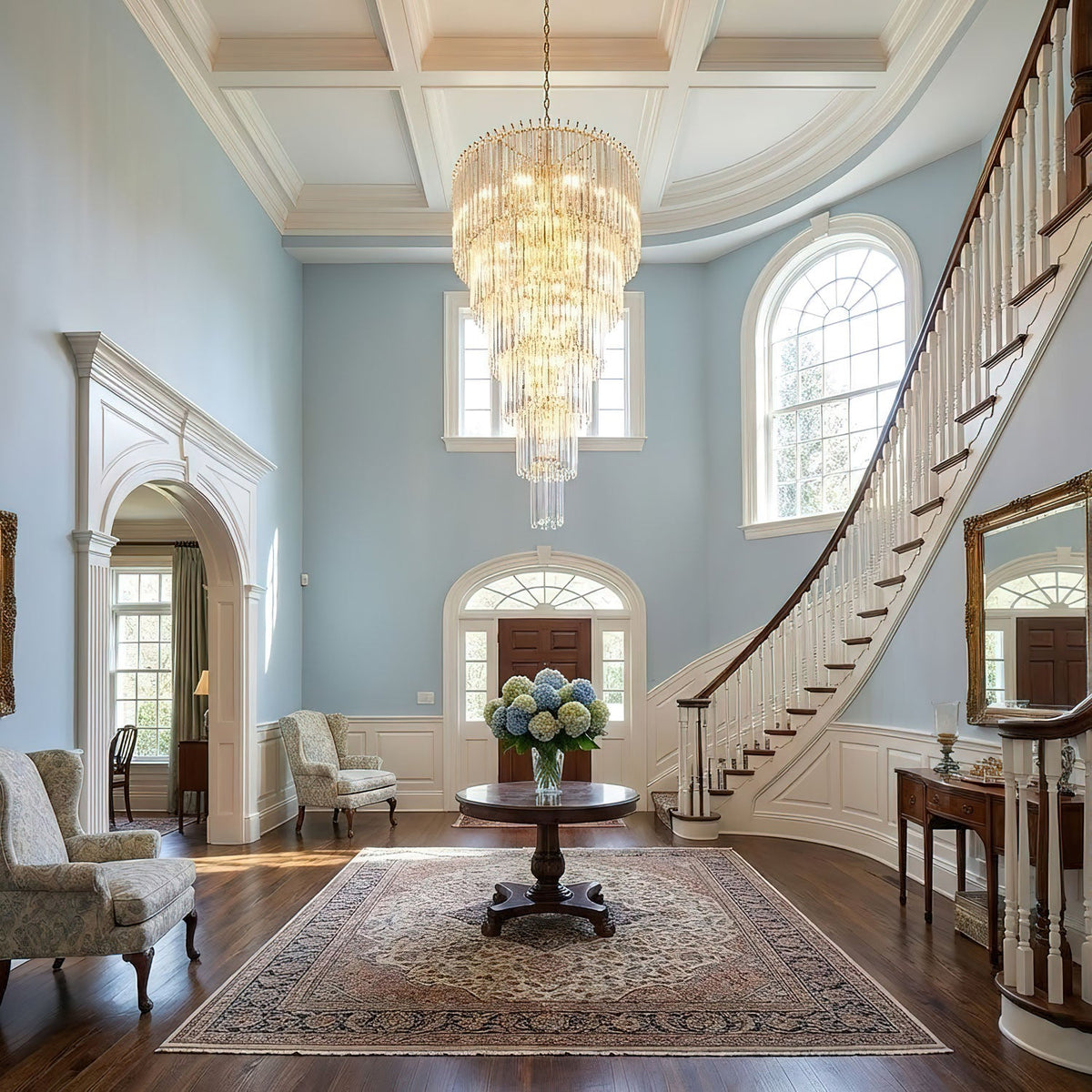 Cascada Spiral Clear Chandelier - Vakkerlight